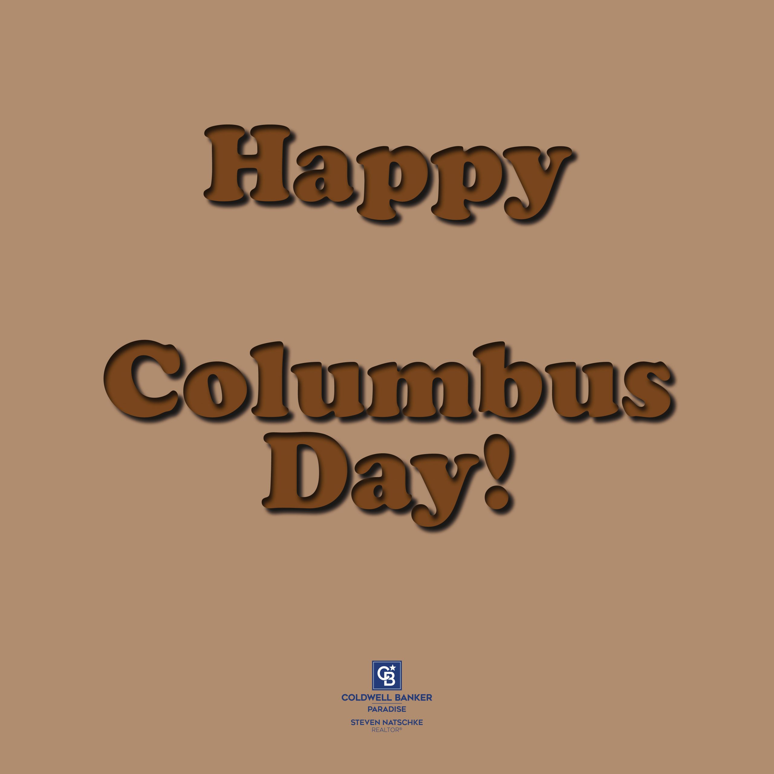 Happy Columbus Day!